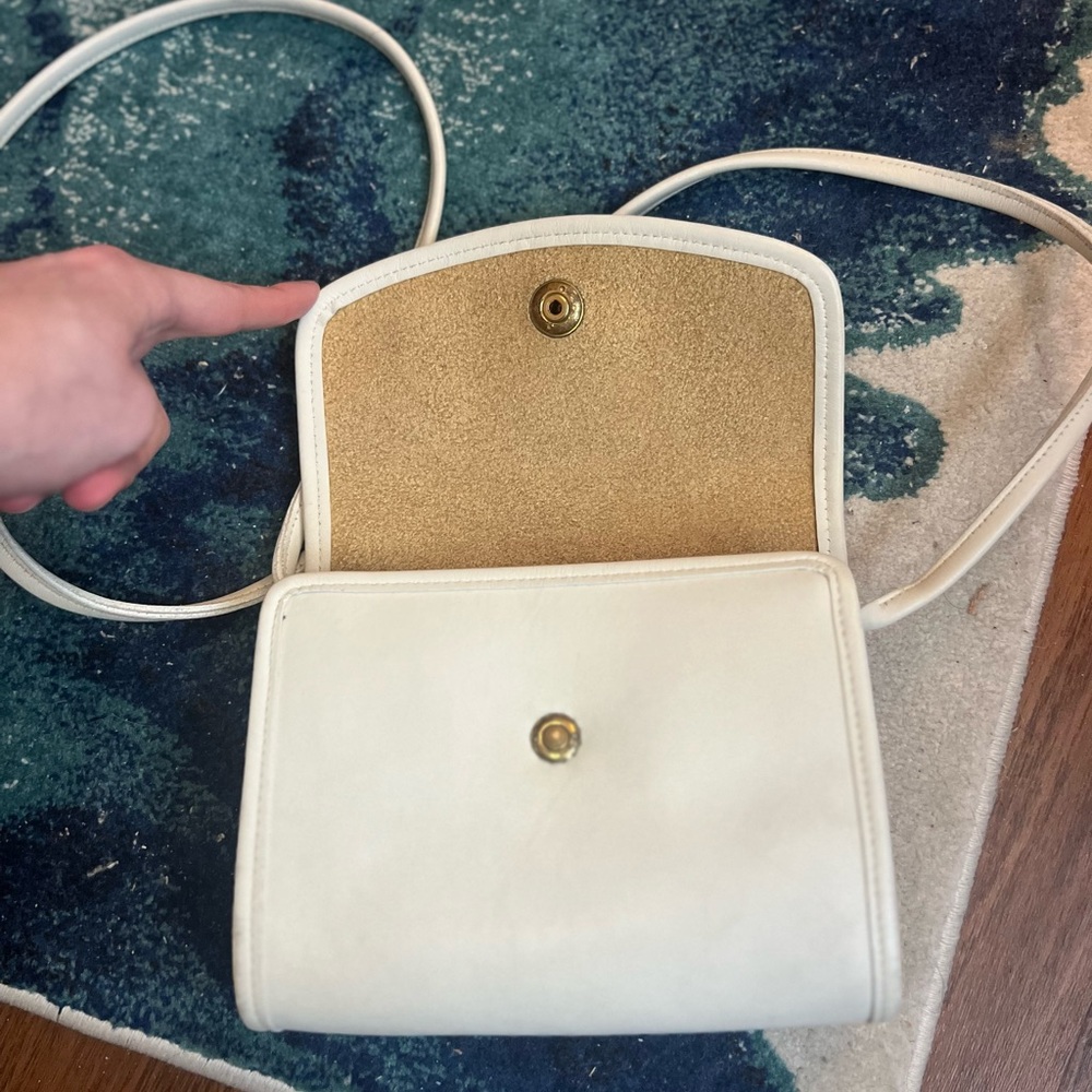 VTG Coach Christie Bone Leather Crossbody Bag- 9892 - Picture 7 of 8